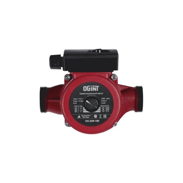Насос циркуляционный Ogint OG 25/8-180 PN10 230В в/к 215-1512
