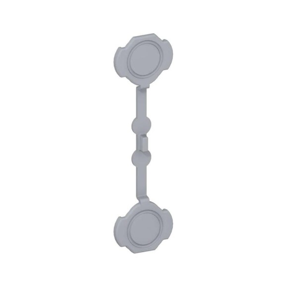 Комплект из четырех колпачков Legrand Программа Plexo надеваются на головки крепежных винтов серый 069598