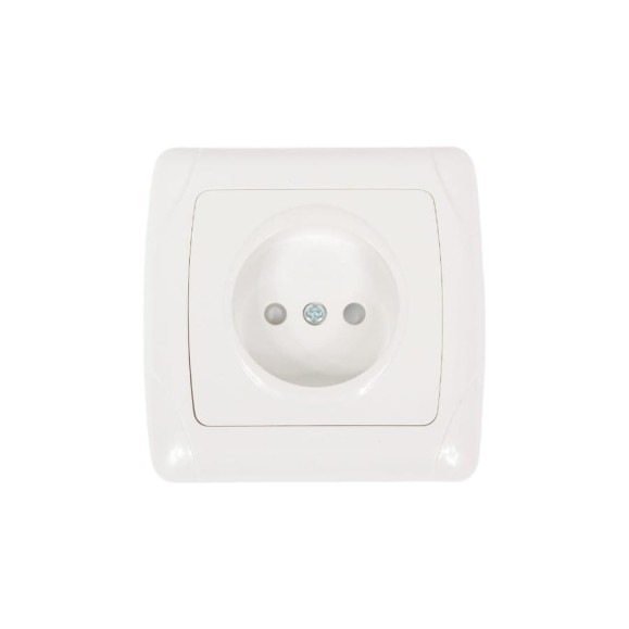 Розетка с защитными шторками, белая 2П 10А 250В TDM ELECTRIC Онега SQ1805-0010 Розетка с защитными шторками, белая 2П 10А 250В TDM ELECTRIC Онега SQ1805-0010