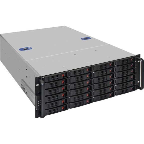 Серверный корпус ExeGate Pro 4U660-HS24 RM 19", высота 4U, глубина 660, БП 500ADS, 24xHotSwap, USB 292550