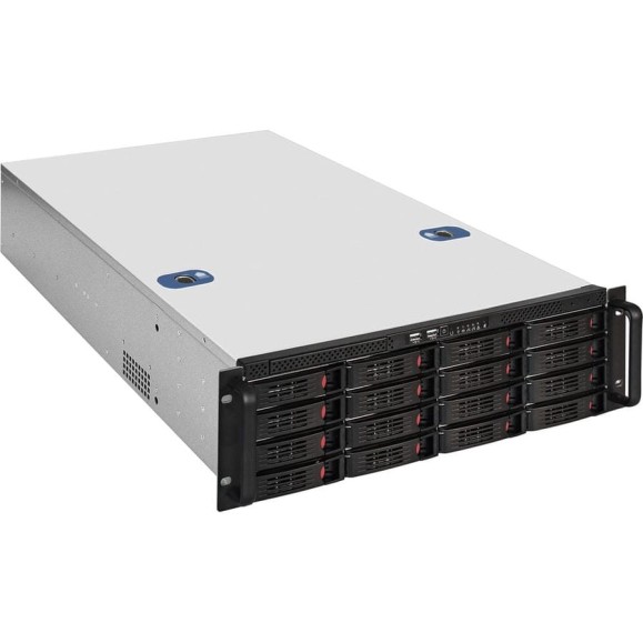 Серверный корпус ExeGate Pro 3U660-HS16 RM 19", высота 3U, глубина 660, БП 2U-500ADS, 16xHotSwap, USB 281299