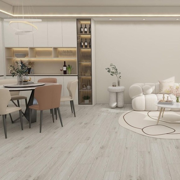 Виниловый пол с подложкой Lamiwood QUARTZWOOD (Дуб Бруклин; класс 43; 5 мм; микрофаска; площадь упаковки 2,24 кв.м) Q-12