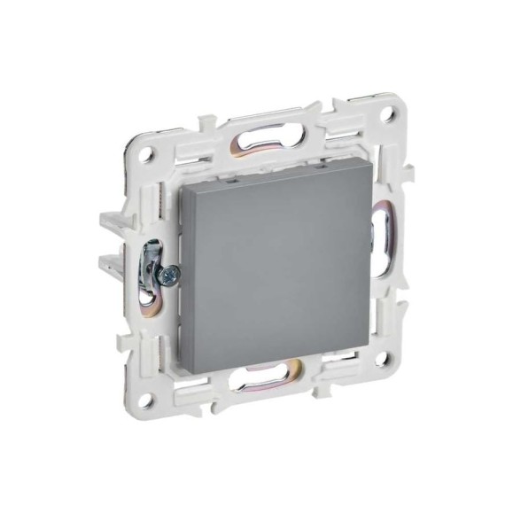 Заглушка с суппортом IEK SKANDY SK-C01Gr серый SK-PL10-K03