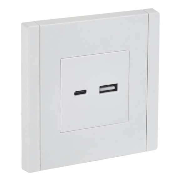 Розетка IEK FORTEPIANO USB A+C 3,1А FP250 белый FP-U22-D31-K01 Розетка IEK FORTEPIANO USB A+C 3,1А FP250 белый FP-U22-D31-K01