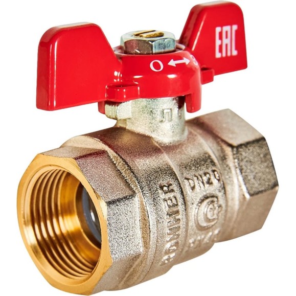 Кран шаровой ROMMER, ВР/ВР, ручка бабочка 3/4 RBV-0003-2110220 RG00938RJN9FON Кран шаровой ROMMER, ВР/ВР, ручка бабочка 3/4 RBV-0003-2110220 RG00938RJN9FON