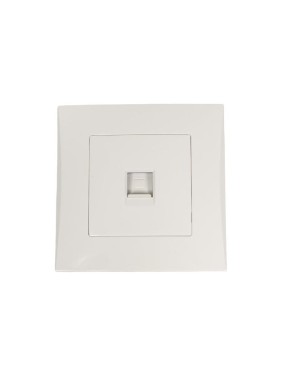 Розетка Smartbuy компьютерная RJ-45 белая "Вега" SBE-08w-S1-RJ