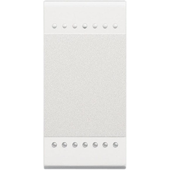 Кнопка Bticino Livinglight с винтовыми клемами, размер 1 модуль, цвет белый N4005N Кнопка Bticino Livinglight с винтовыми клемами, размер 1 модуль, цвет белый N4005N
