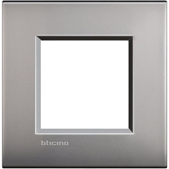 Лицевая панель Bticino Livinglight 2мод. М.никель LNE4802NK