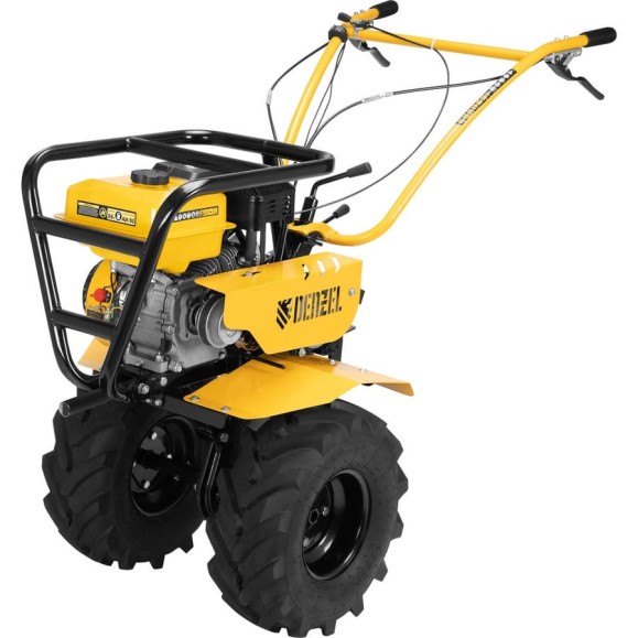 Мотоблок Denzel DPT-470S-PRO, 7 л.с., ремен.сцеп, фрез 3x4, ШОМ, передачи 4В/2Н  56445