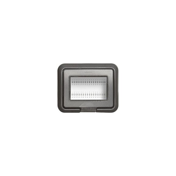 Влагозащитная крышка Bticino IP55 Idrobox, антрацит, 3 модуля 24603L