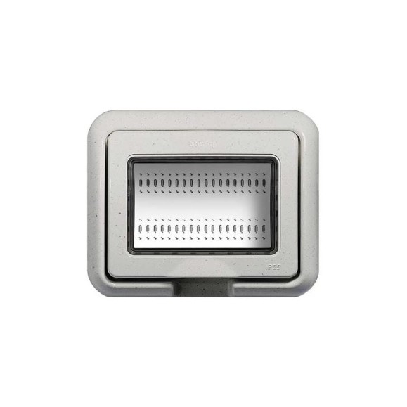 Влагозащитная крышка Bticino IP55 Idrobox, белый, 3 модуля 24603N Влагозащитная крышка Bticino IP55 Idrobox, белый, 3 модуля 24603N
