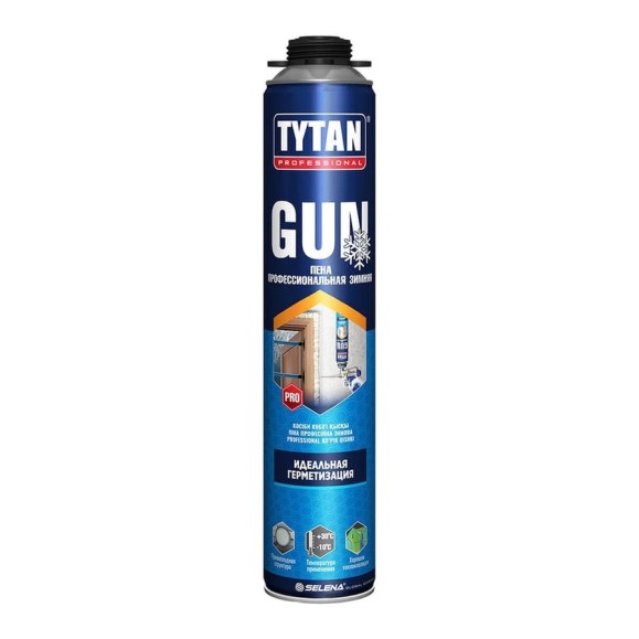 Пена монтажная TYTAN PROFESSIONAL gun профи, 750 мл, зимняя 270887