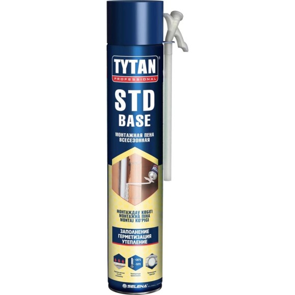 Пена монтажная TYTAN PROFESSIONAL std base 750 мл, всесезонная 267884