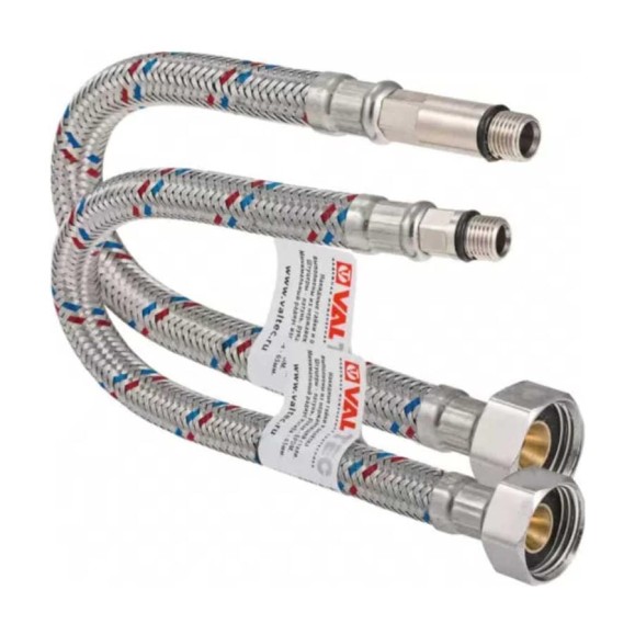 Комплект г/п для смесителя VALTEC М10х18+М10х35 - G1/2 50см VTf.005.IS.0410050 Комплект г/п для смесителя VALTEC М10х18+М10х35 - G1/2 50см VTf.005.IS.0410050
