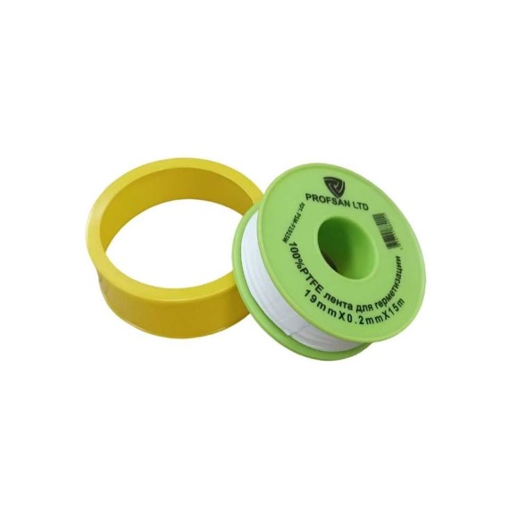 Лента фум Профсан ПСМ 19x0,2мм 15 м, белая PSM-F1915W