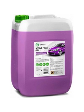 Автошампунь Active Foam Gel+ канистра 24 кг Grass 800028