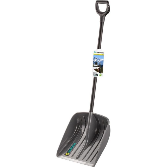 Лопата для уборки снега AMIGO val Gardena полипропилен grey 78108