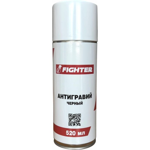 Мастика-антигравий черный Fighter 520 мл аэрозоль 15071 Мастика-антигравий черный Fighter 520 мл аэрозоль 15071