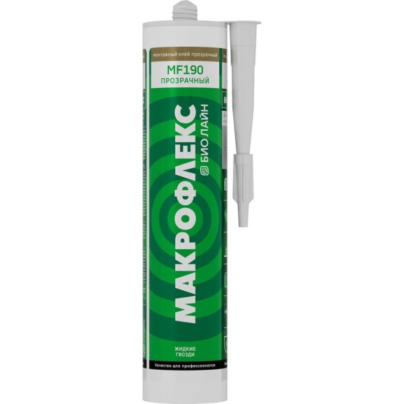 Ультрасильный клей Makroflex Bio Line MF190 прозрачный 280 гр Б0031301 1876779