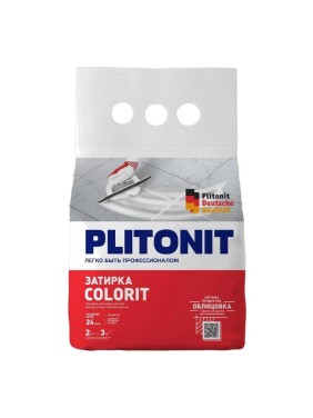 Затирка PLITONIT Colorit 1,5-6 мм светло-бежевая 2 кг 18886 Затирка PLITONIT Colorit 1,5-6 мм светло-бежевая 2 кг 18886