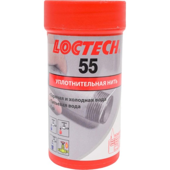 Герметизирующая нить для резьбовых LOCTECH 555 525160 Герметизирующая нить для резьбовых LOCTECH 555 525160