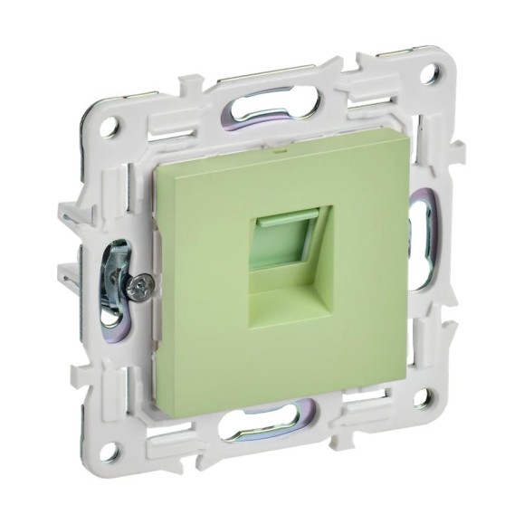 Розетка компьютерная IEK SKANDY RJ45 кат.5E SK-K01M мятный SK-K10-1-K06