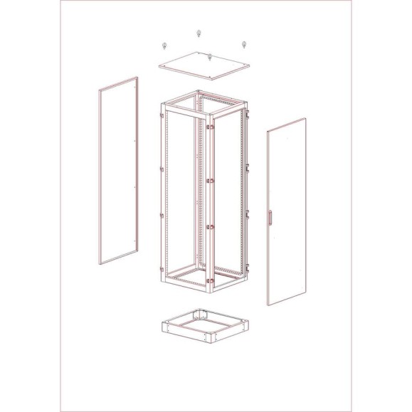 Корпус УМК MULTICOLOR IP31 (400х2000х650) (ШхВхГ) RAL 7035 MLT.UMK1.31.40.20.65 Корпус УМК MULTICOLOR IP31 (400х2000х650) (ШхВхГ) RAL 7035 MLT.UMK1.31.40.20.65