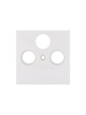 Накладка розетки TV+FM+SAT LK Studio, 2(3) отверстия (белый) LK80 845204-1