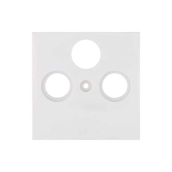Накладка розетки TV+FM+SAT LK Studio, 2(3) отверстия (белый) LK80 845204-1