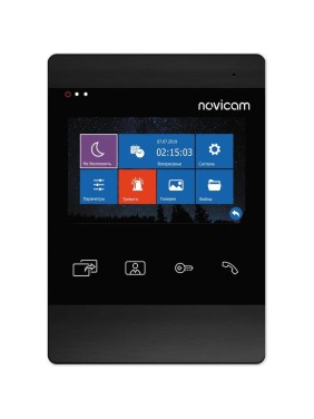 Видеодомофон для дома, офиса, квартиры Novicam DARK MAGIC 4 HD. Дисплей 4.3. Функция Не беспокоить.Запись фото/видео.Совместим с подъездным домофоном через модуль сопряжения с поддержкой HOOK 4852 Видеодомофон для дома, офиса, квартиры Novicam DARK MAGIC 4 HD. Дисплей 4.3. Функция Не беспокоить.Запись фото/видео.Совместим с подъездным домофоном через модуль сопряжения с поддержкой HOOK 4852