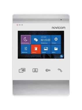 Видеодомофон для дома, офиса, квартиры Novicam WHITE MAGIC 4 HD. Дисплей 4.3.Функция Не беспокоить.Запись фото/видео.Совместим с подъездным домофоном через модуль сопряжения с поддержкой HOOK 4851 Видеодомофон для дома, офиса, квартиры Novicam WHITE MAGIC 4 HD. Дисплей 4.3.Функция Не беспокоить.Запись фото/видео.Совместим с подъездным домофоном через модуль сопряжения с поддержкой HOOK 4851