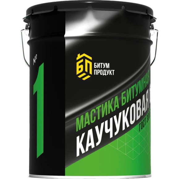 Жидкая резина БИТУМ ПРОДУКТ, битумно-каучуковая мастика, 21,5 л, BP-11