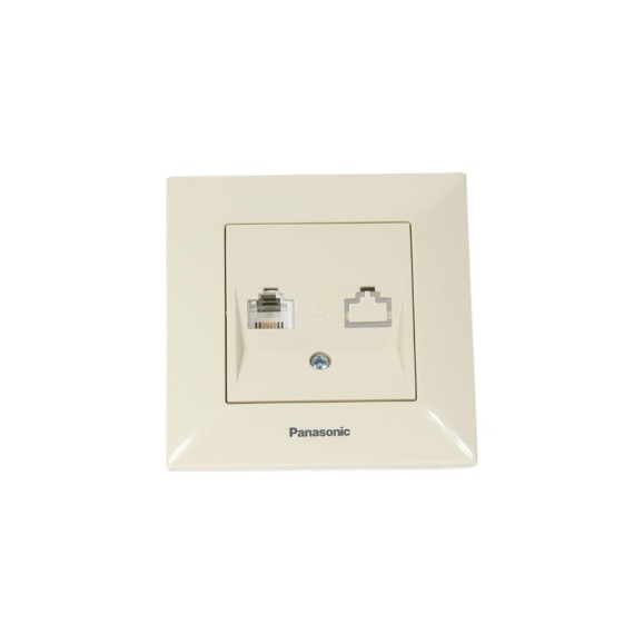 Розетка TF Panasonic Arkedia 54743 крем WMTC0402-2BG-RES
