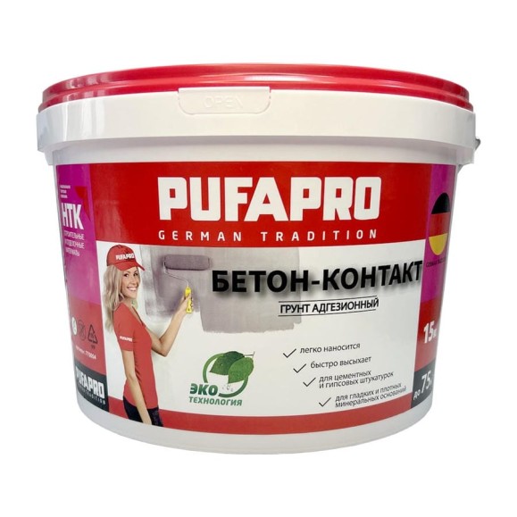 Бетон-контакт для внутренних работ PUFAPRO 10 кг 775054 М-морозостойкий 775011