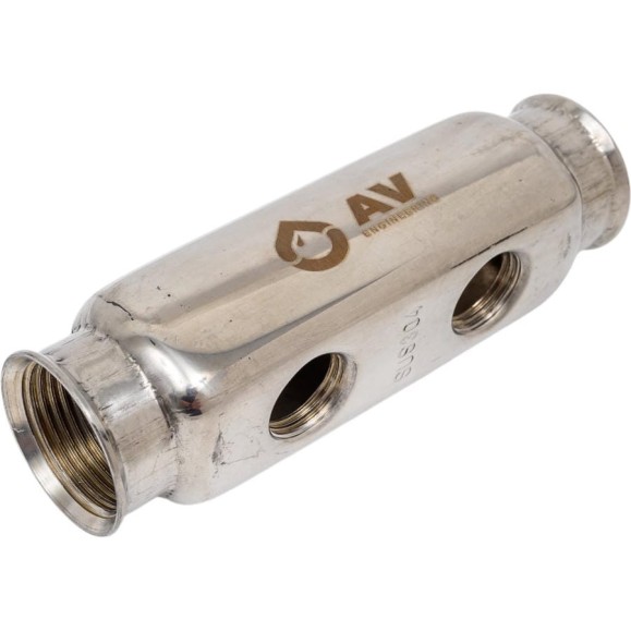 Коллектор AV Engineering 1/2x2 выхода, двухсторонний AVE155017 Коллектор AV Engineering 1/2x2 выхода, двухсторонний AVE155017