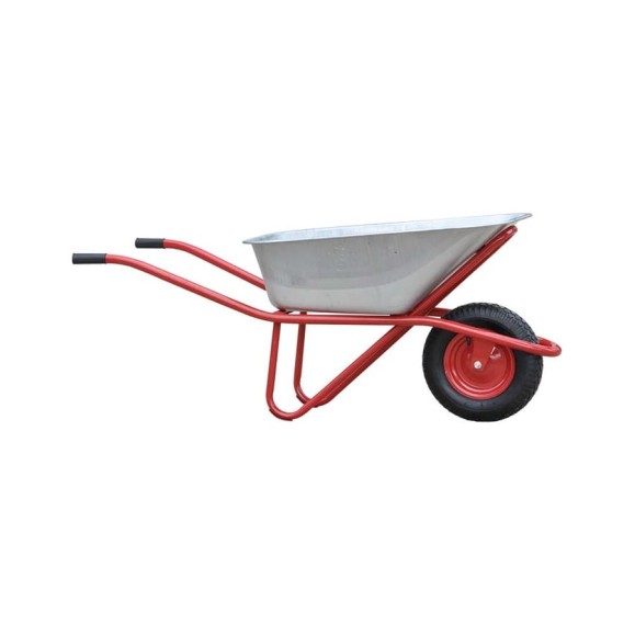 Тачка строительная SKIPER 125 X-MODE (до 125 л, до 280 кг, 1x4.00-8, пневмо, ось 16x100, разборная рама) 00-00023854