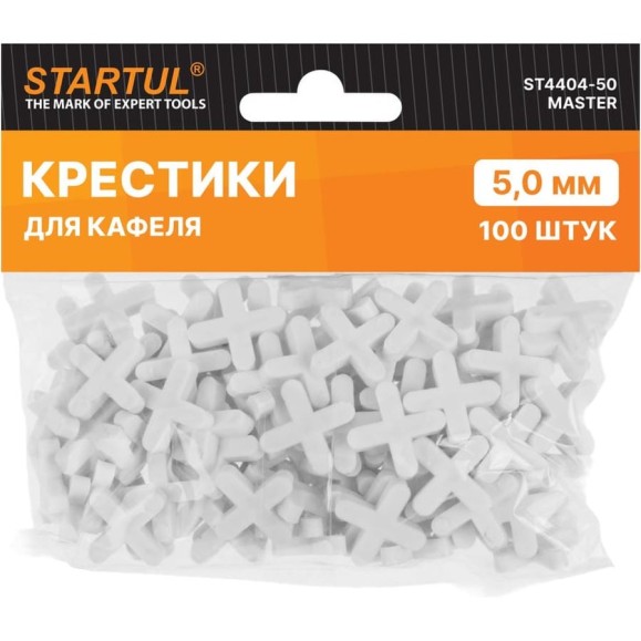 Крестики для кафеля MASTER 5 мм, 100 шт STARTUL ST4404-50