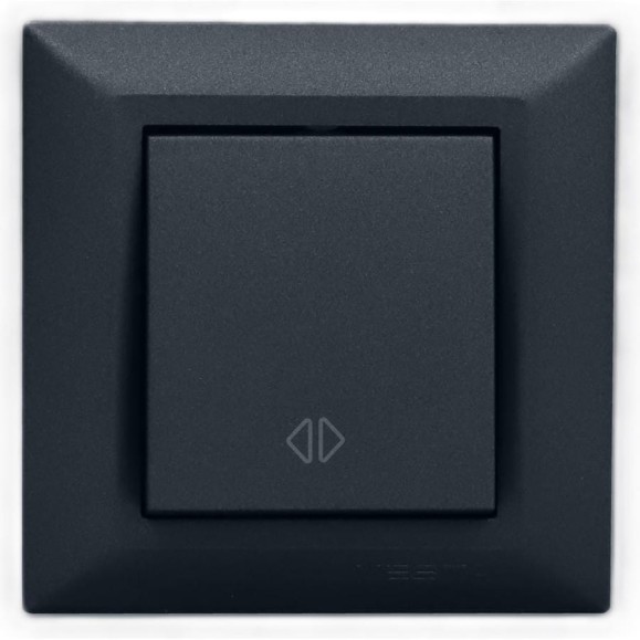 Выключатель Рим Графит промежуточный Metronex Electric FVK010120GRA