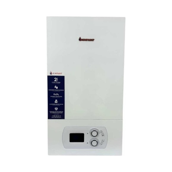 Котел настенный газовый двухконтурный Сармат T-24 KW (CN) 00012876 Котел настенный газовый двухконтурный Сармат T-24 KW (CN) 00012876