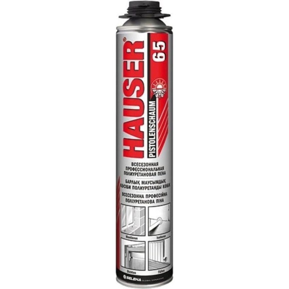 Монтажная пена TYTAN PROFESSIONAL HAUSER ПРОФИ 740 мл, всесезонная 272842