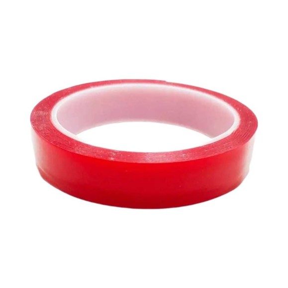 Клейкая двусторонняя акриловая лента YARBOLY 3М 10 мм х 5 м, RED 3M10MM5MRD