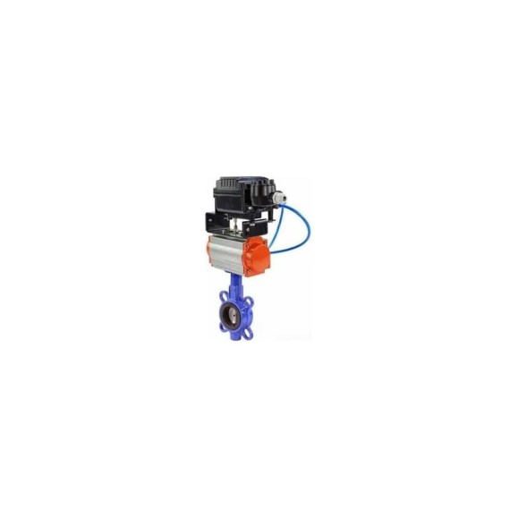 Затвор дисковый DN.ru 304-304-PTFE-2W-Fb-H Ду125, Ру16, пневмопривод, позиционер без обратной связи D050-46888 Затвор дисковый DN.ru 304-304-PTFE-2W-Fb-H Ду125, Ру16, пневмопривод, позиционер без обратной связи D050-46888
