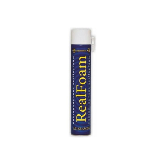 Пена монтажная BARTON'S REALFOAM, всесезонная до -10 градусов, 750 мл BR208