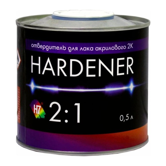 Отвердитель для лака акрилового H7 2K 2:1 Optic clear 0,5 л 382567