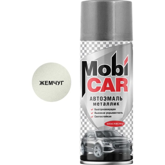 Аэрозольная автоэмаль Mobicar металлик 520 мл 230 жемчуг 0502-230 MC