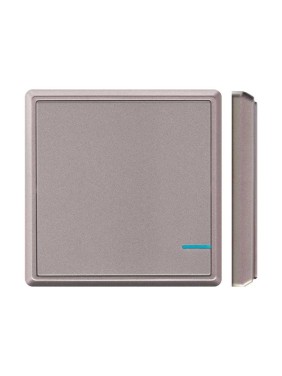 Беспроводной выключатель GRITT Practic 1 клавиша, розовое золото, IP67, без реле 11002