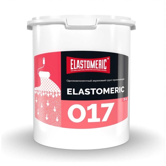 Грунтовка Elastomeric Systems акриловая проникающая Elastomeric 017, 5л 017_5L