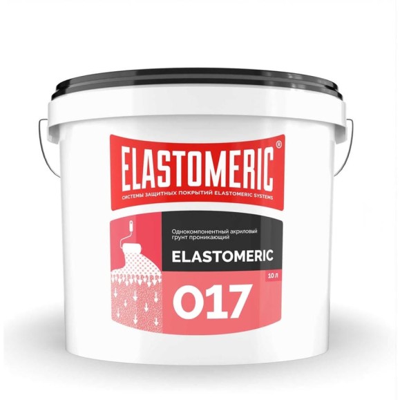 Грунтовка Elastomeric Systems проникающая акриловая Elastomeric 017, 10л 017_10L Грунтовка Elastomeric Systems проникающая акриловая Elastomeric 017, 10л 017_10L