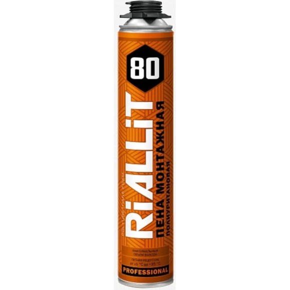 Пена монтажная PROFFLEX RIALLIT 80 л, лето 01659