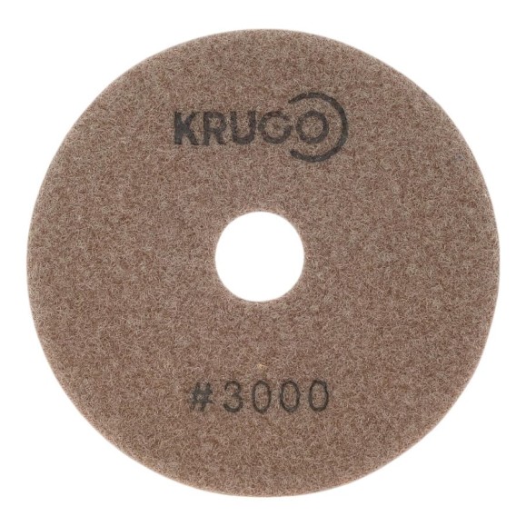 Алмазный гибкий шлифовальный круг (черепашка), 100 мм, Р3000, мокрый KRUGO PPW043000